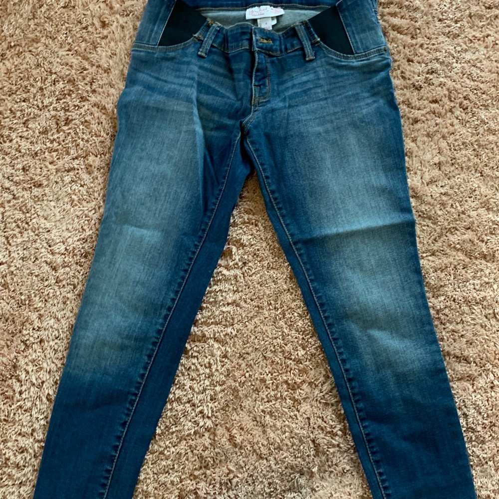 Dark Wash Maternity Jeans, Size 4, Brand: Isabel Maternity by Ingrid & Isabel